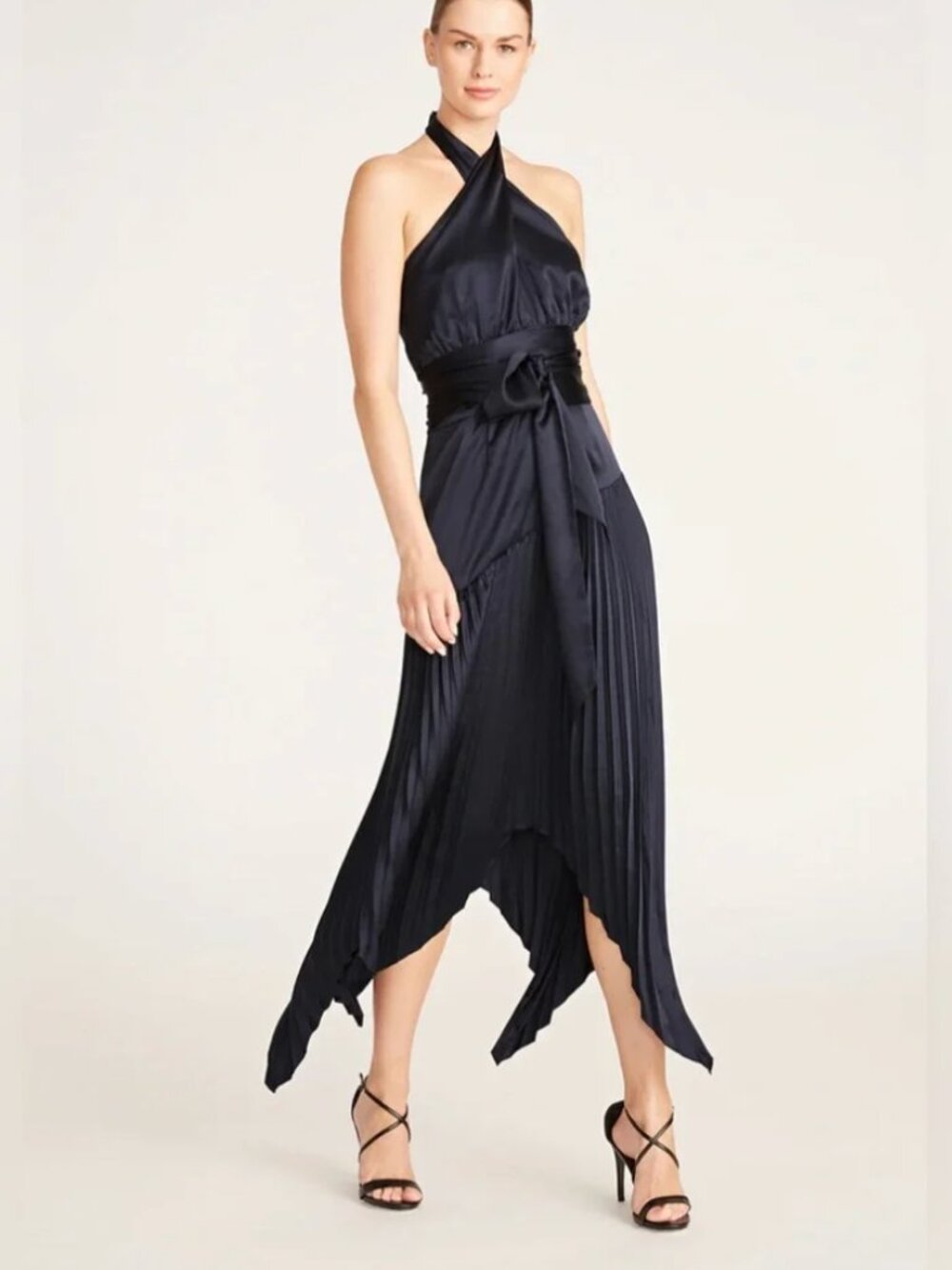 Amur Dixon Halter Dress Navy NWT/NEW AMUR - Size 6